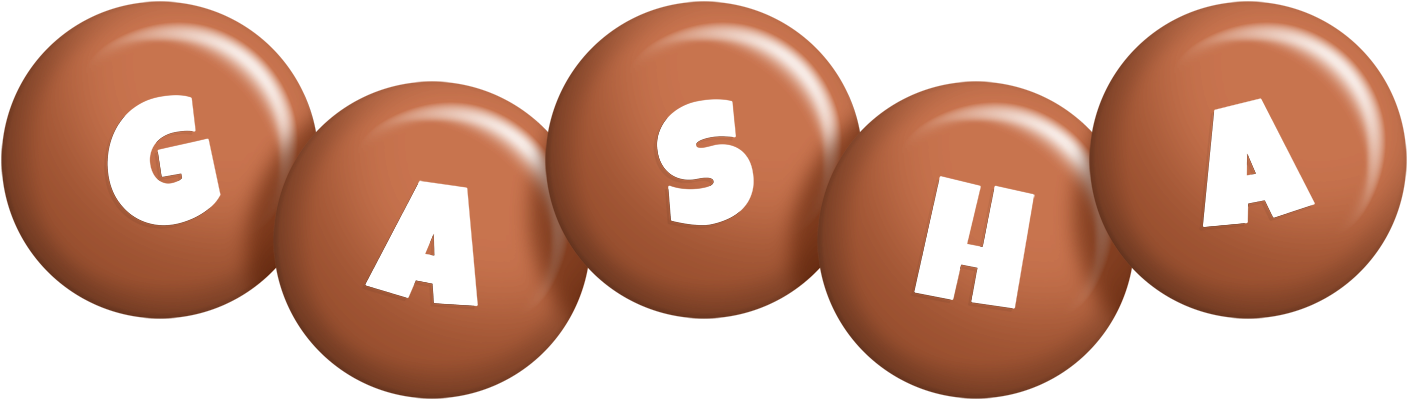 Gasha candy-brown logo