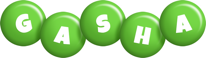 Gasha candy-green logo