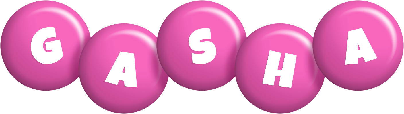 Gasha candy-pink logo