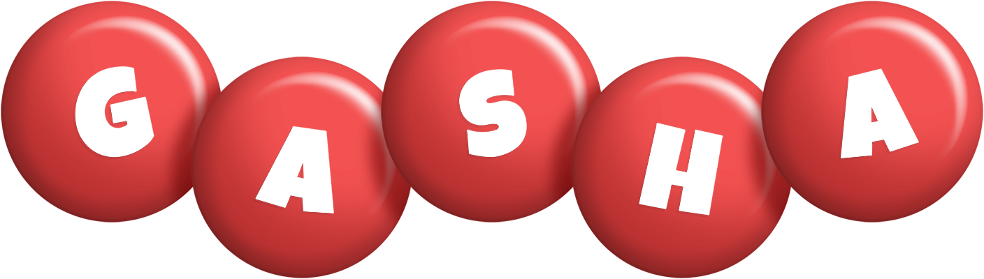 Gasha candy-red logo