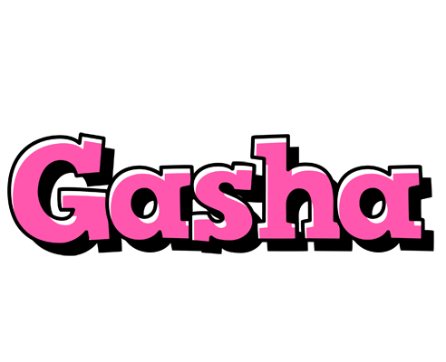 Gasha girlish logo