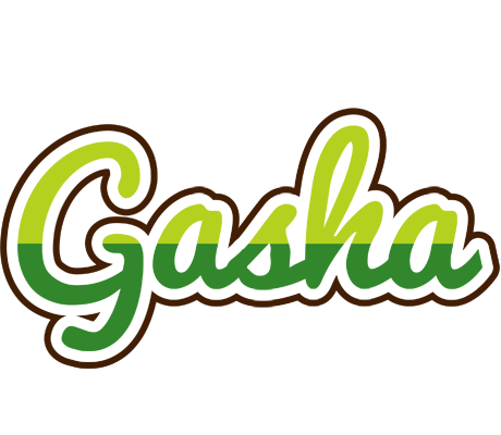 Gasha golfing logo