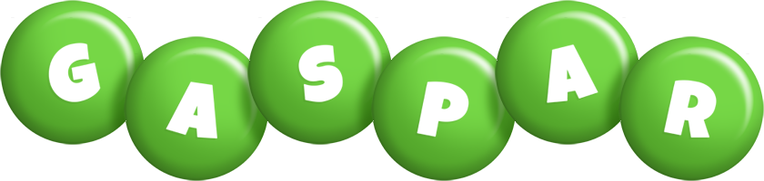 Gaspar candy-green logo