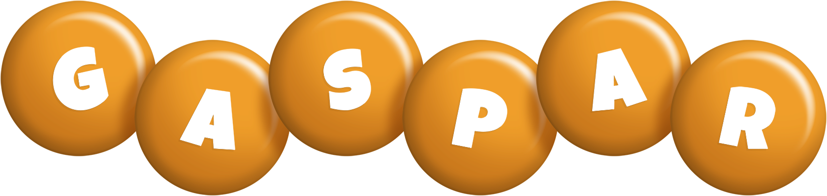 Gaspar candy-orange logo