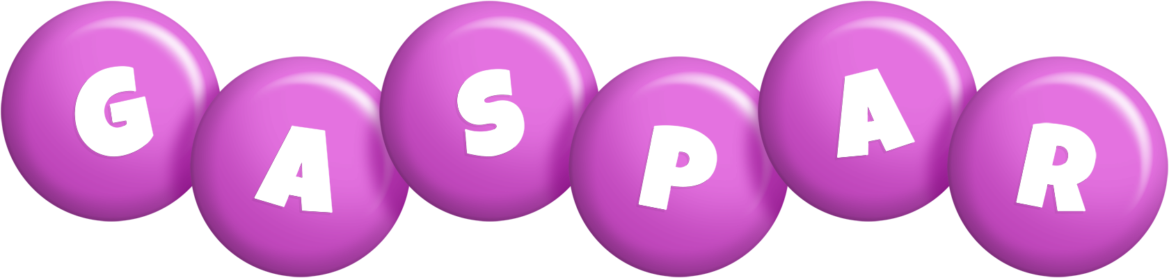 Gaspar candy-purple logo