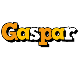 Gaspar cartoon logo