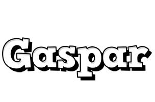 Gaspar snowing logo