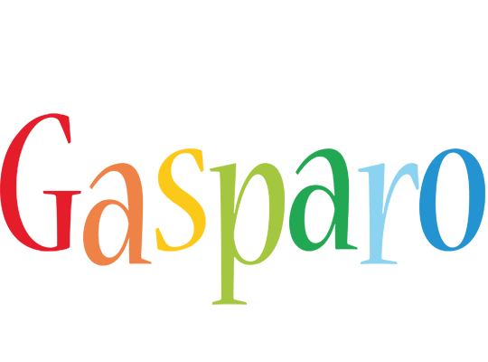 Gasparo birthday logo
