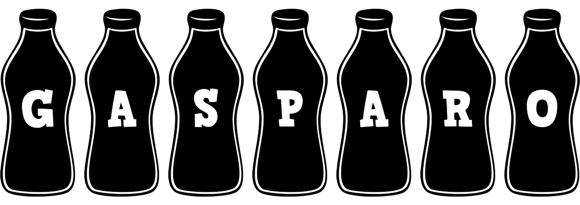 Gasparo bottle logo