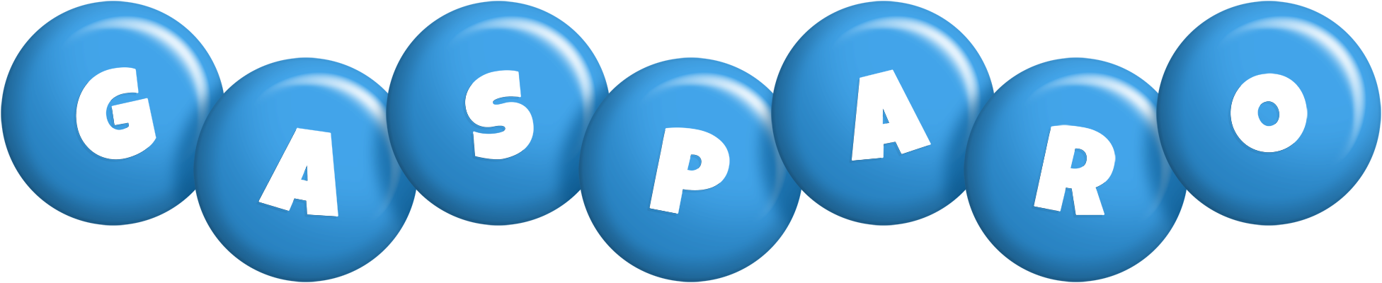 Gasparo candy-blue logo