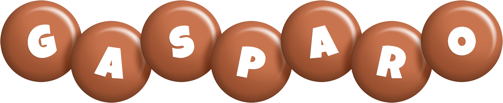 Gasparo candy-brown logo