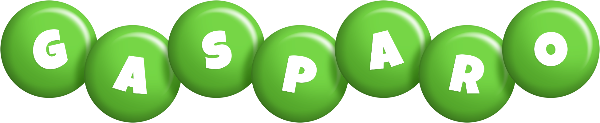 Gasparo candy-green logo