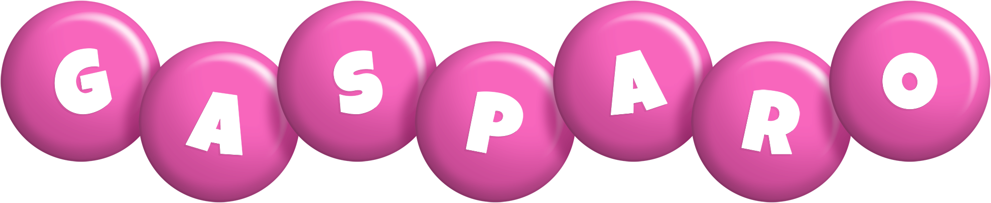 Gasparo candy-pink logo