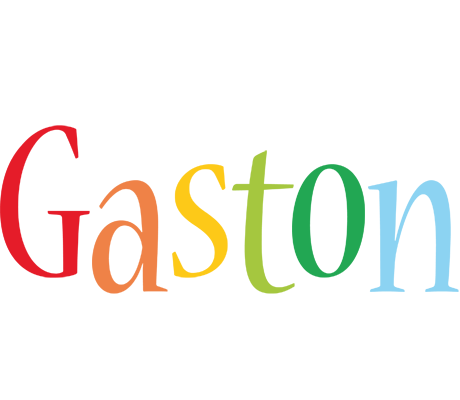 Gaston birthday logo