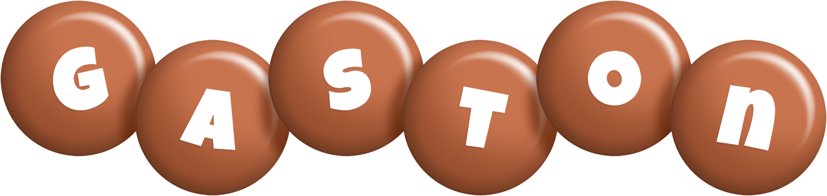 Gaston candy-brown logo