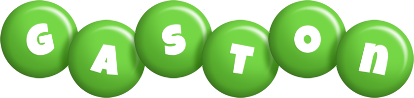 Gaston candy-green logo