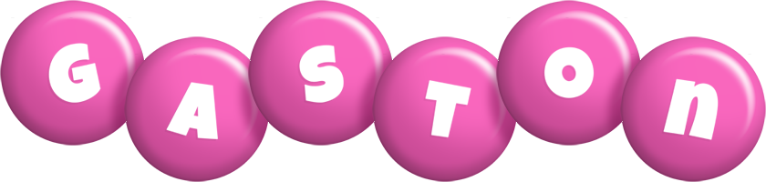 Gaston candy-pink logo