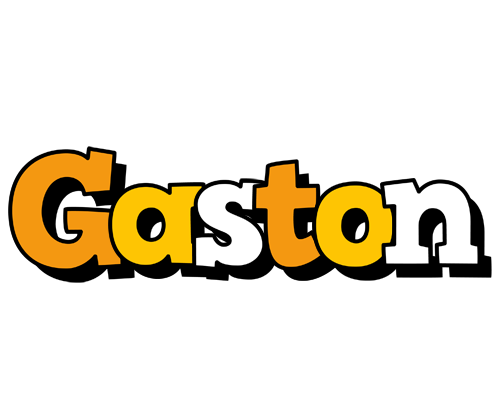 Gaston cartoon logo