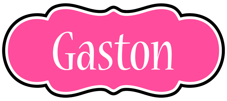 Gaston invitation logo