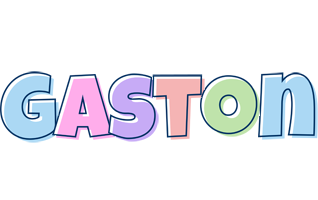 Gaston pastel logo