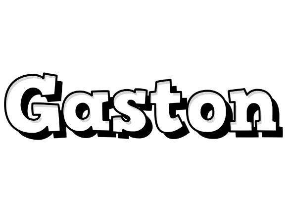 Gaston snowing logo