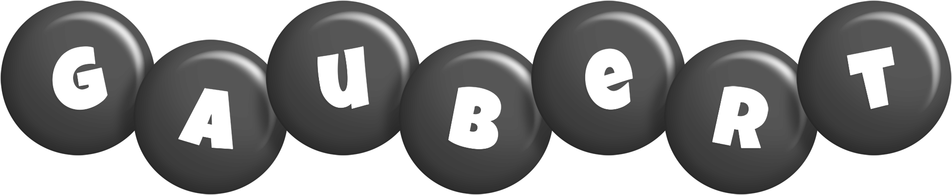 Gaubert candy-black logo
