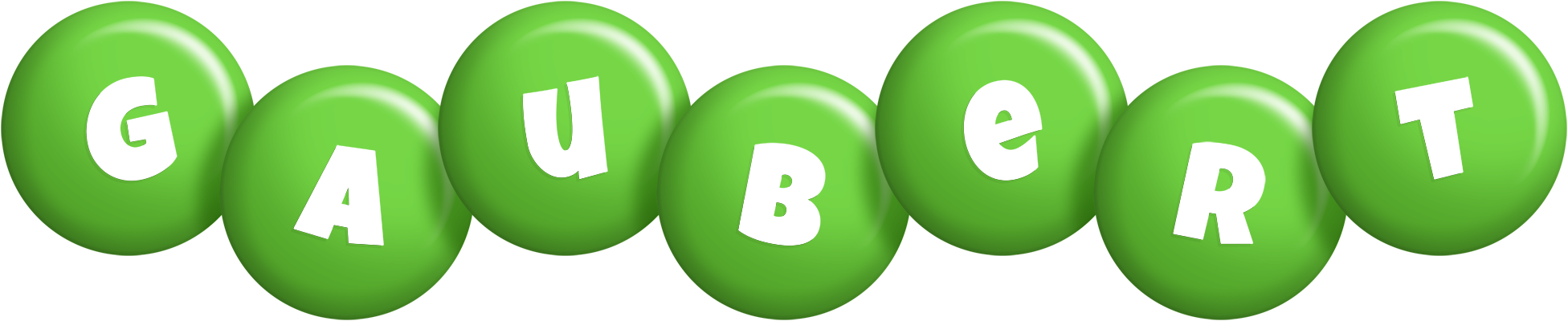 Gaubert candy-green logo