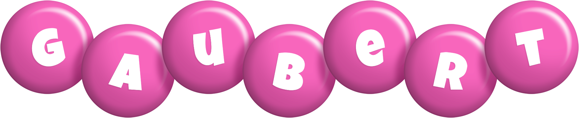 Gaubert candy-pink logo