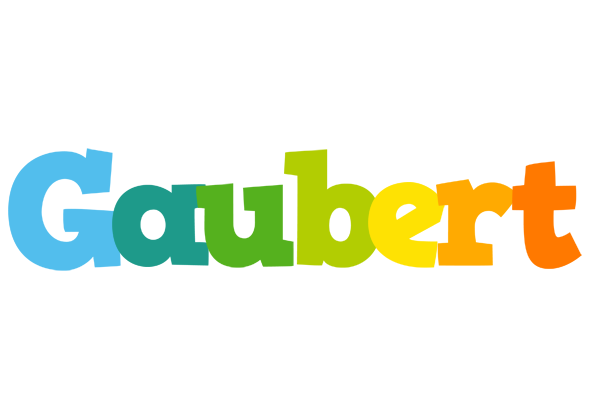 Gaubert rainbows logo
