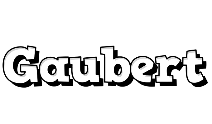 Gaubert snowing logo