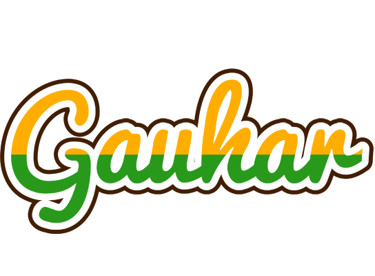 Gauhar banana logo