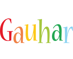 Gauhar birthday logo