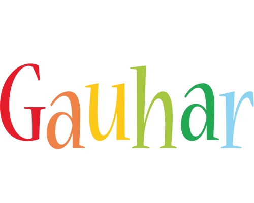 Gauhar birthday logo