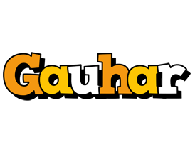 Gauhar cartoon logo