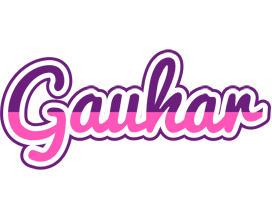 Gauhar cheerful logo