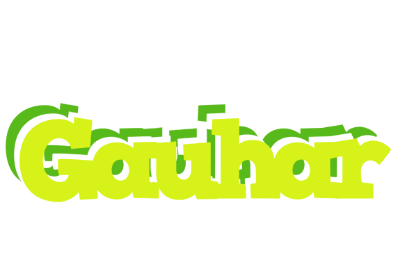 Gauhar citrus logo
