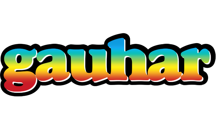 Gauhar color logo