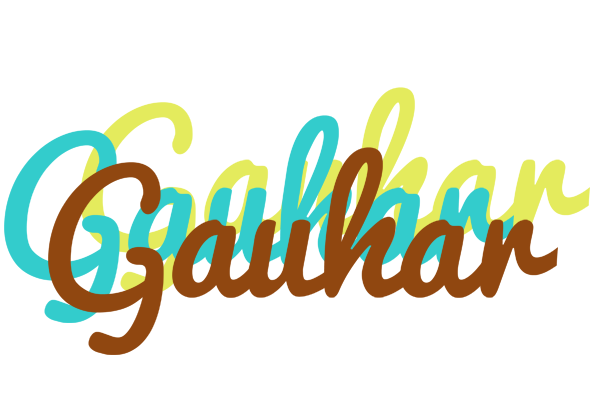 Gauhar cupcake logo