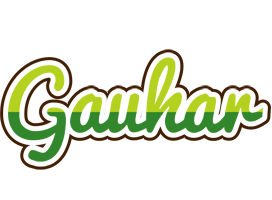 Gauhar golfing logo