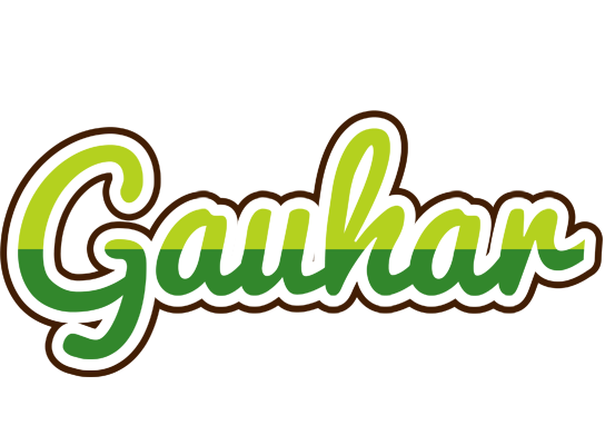 Gauhar golfing logo