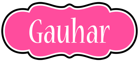 Gauhar invitation logo