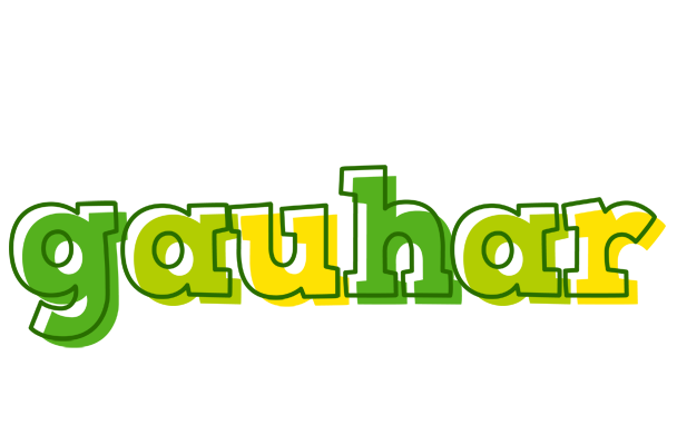 Gauhar juice logo