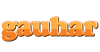 Gauhar orange logo