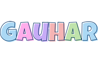 Gauhar pastel logo