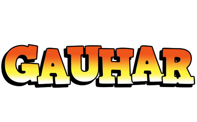 Gauhar sunset logo