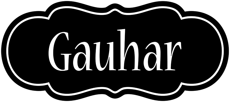 Gauhar welcome logo