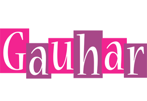 Gauhar whine logo