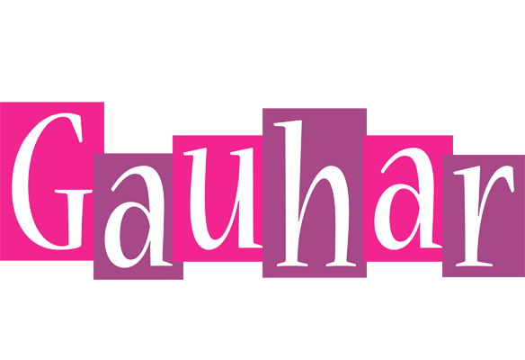 Gauhar whine logo