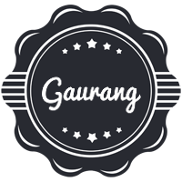 Gaurang badge logo