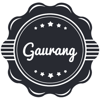 Gaurang badge logo